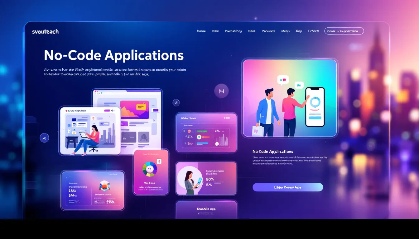 Exemples concrets d'utilisation des applications no code dans divers projets.