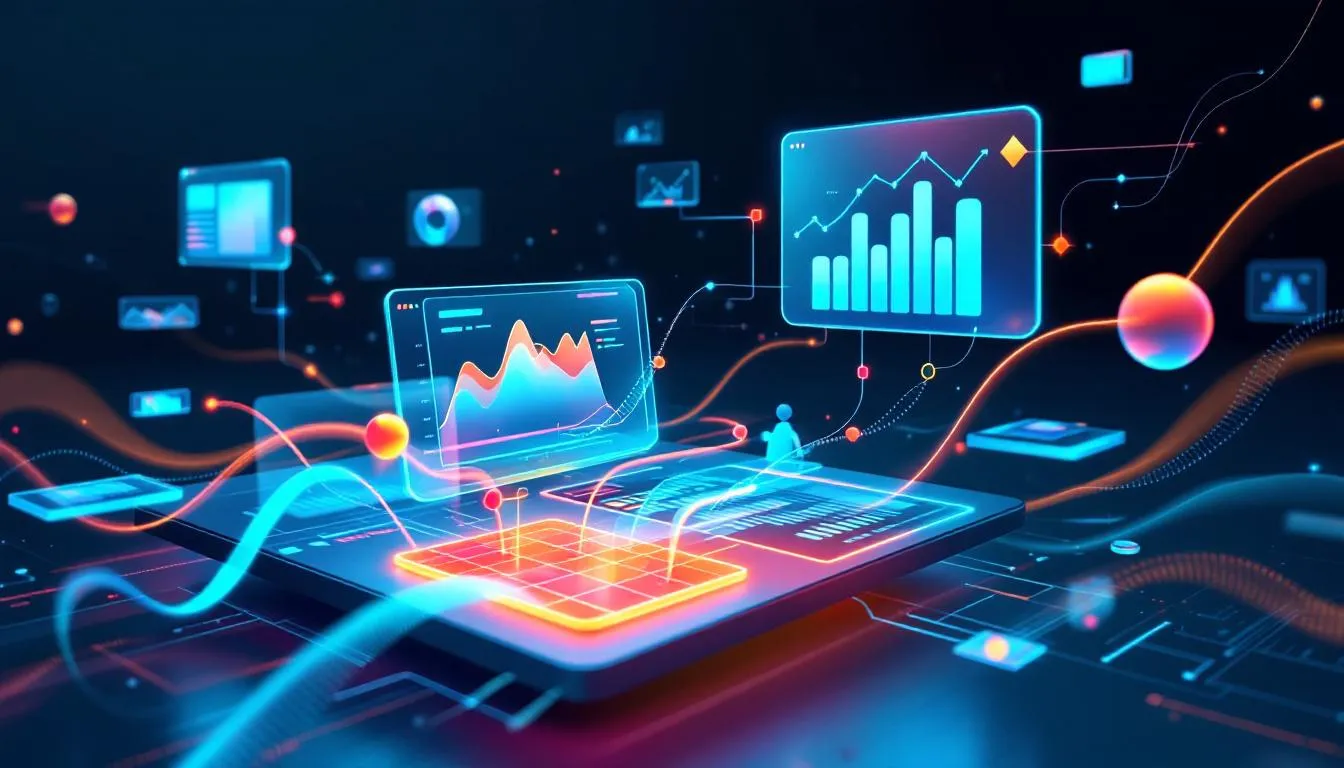 Des outils de data analytics en action sur une plateforme numérique.