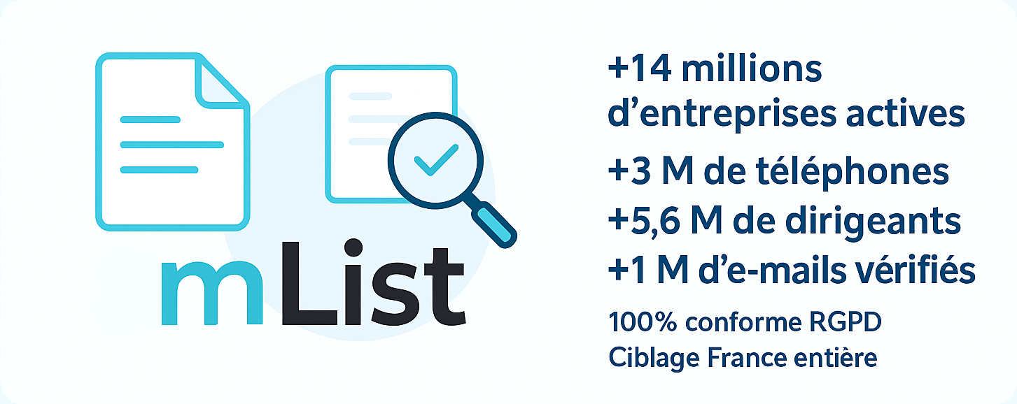 mList – Prospection d'entreprises